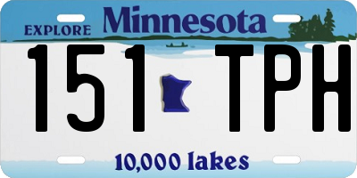 MN license plate 151TPH