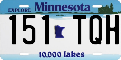 MN license plate 151TQH