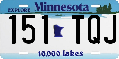 MN license plate 151TQJ