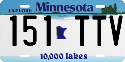 MN license plate 151TTV