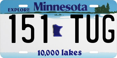MN license plate 151TUG