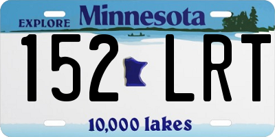 MN license plate 152LRT