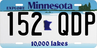MN license plate 152QDP