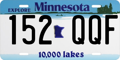 MN license plate 152QQF