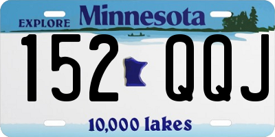 MN license plate 152QQJ