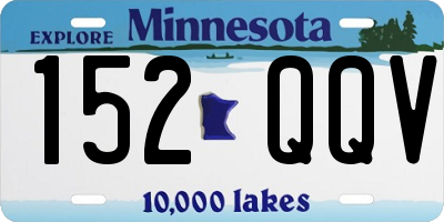 MN license plate 152QQV
