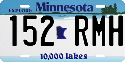 MN license plate 152RMH
