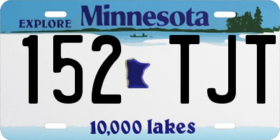 MN license plate 152TJT