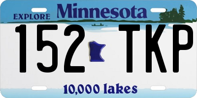 MN license plate 152TKP