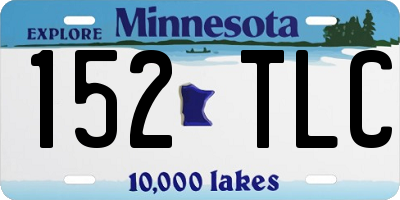 MN license plate 152TLC