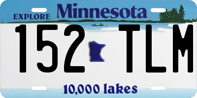 MN license plate 152TLM
