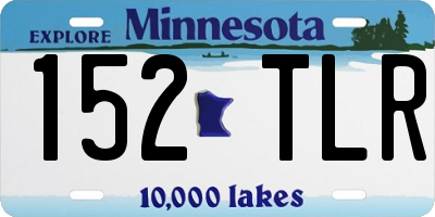 MN license plate 152TLR