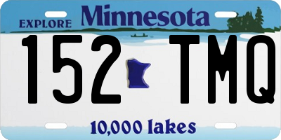 MN license plate 152TMQ