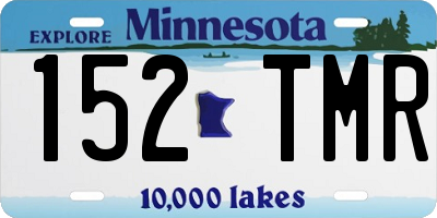 MN license plate 152TMR