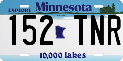 MN license plate 152TNR