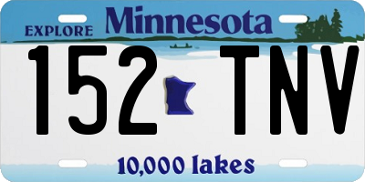 MN license plate 152TNV