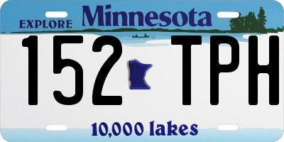 MN license plate 152TPH