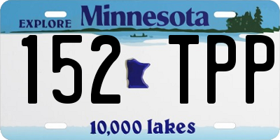 MN license plate 152TPP