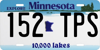 MN license plate 152TPS