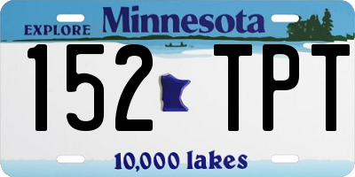 MN license plate 152TPT