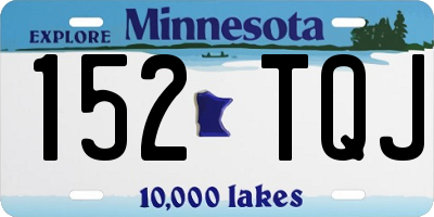 MN license plate 152TQJ