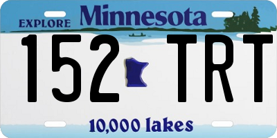 MN license plate 152TRT