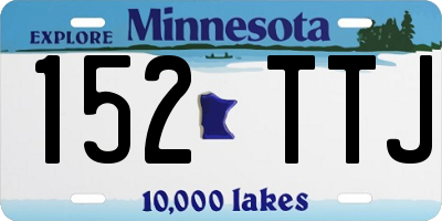 MN license plate 152TTJ