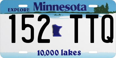 MN license plate 152TTQ