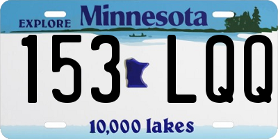 MN license plate 153LQQ