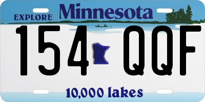 MN license plate 154QQF