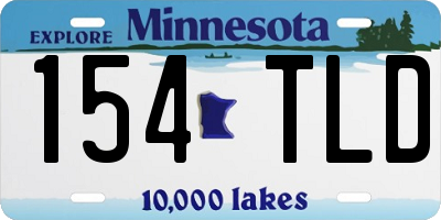 MN license plate 154TLD