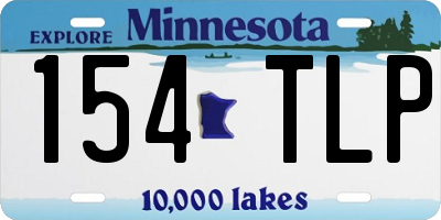 MN license plate 154TLP