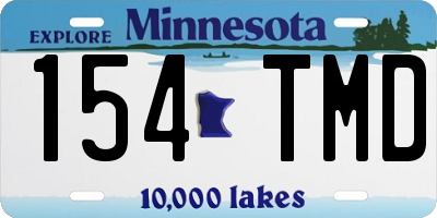 MN license plate 154TMD