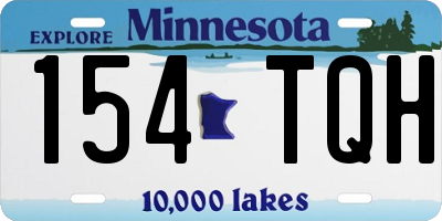 MN license plate 154TQH