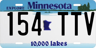 MN license plate 154TTV