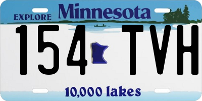 MN license plate 154TVH