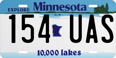 MN license plate 154UAS