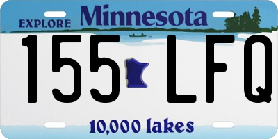 MN license plate 155LFQ