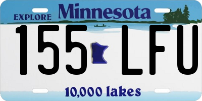 MN license plate 155LFU