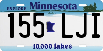 MN license plate 155LJI