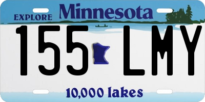 MN license plate 155LMY