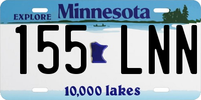 MN license plate 155LNN