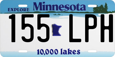 MN license plate 155LPH