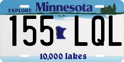 MN license plate 155LQL