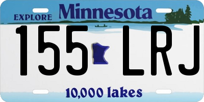 MN license plate 155LRJ