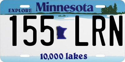 MN license plate 155LRN