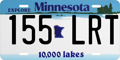 MN license plate 155LRT