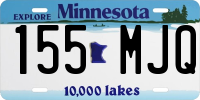 MN license plate 155MJQ