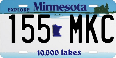 MN license plate 155MKC