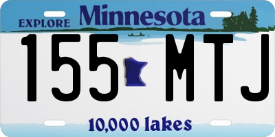 MN license plate 155MTJ